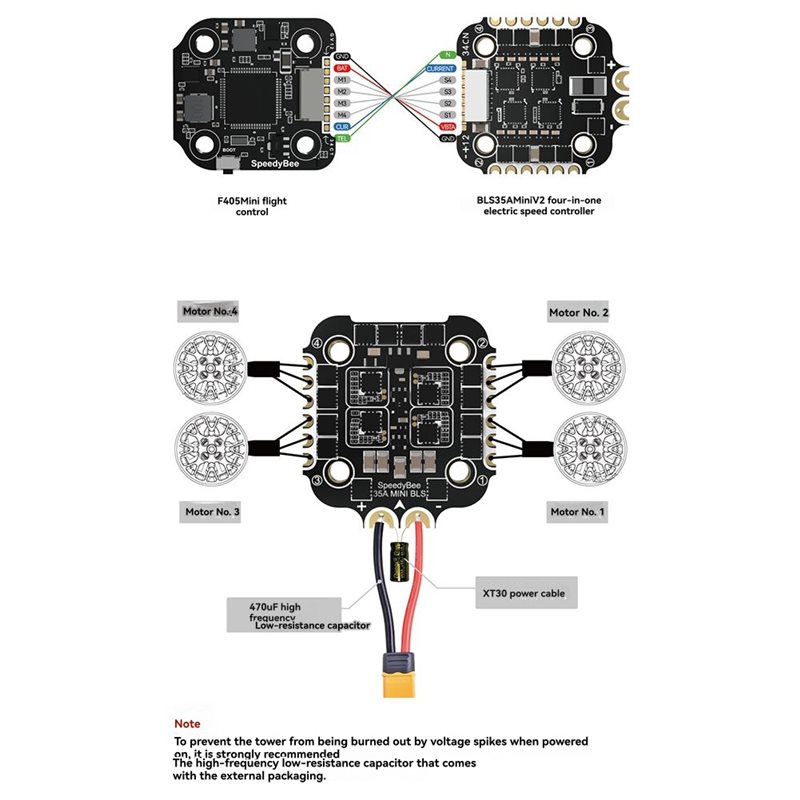 B92B for SpeedyBee F405 Mini S - Drone Racing Flight Controller ulasan dan harga